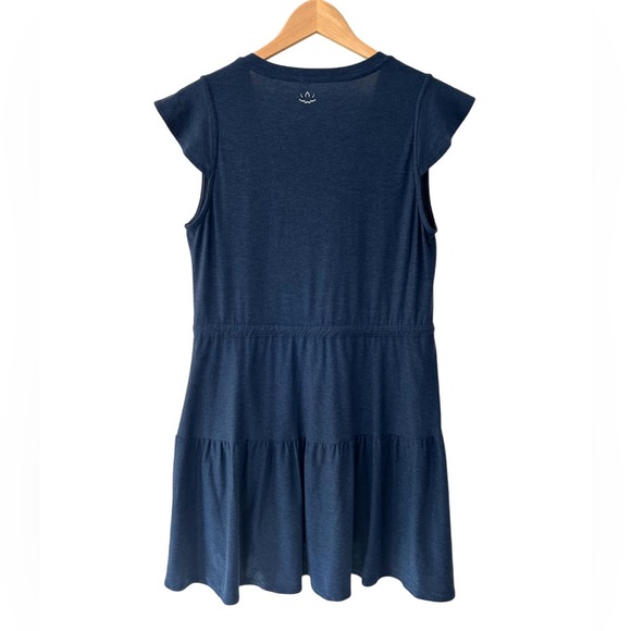 Beyond Yoga Featherweight Spacedye Out and About mini Dress S navy - Picture 2 of 9
